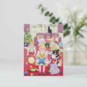 Cartes Pour Fêtes Annuelles Le pyjama de Noël de Teddy (Debout devant)