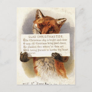 Cartes Pour Fêtes Annuelles Le renard de Noël