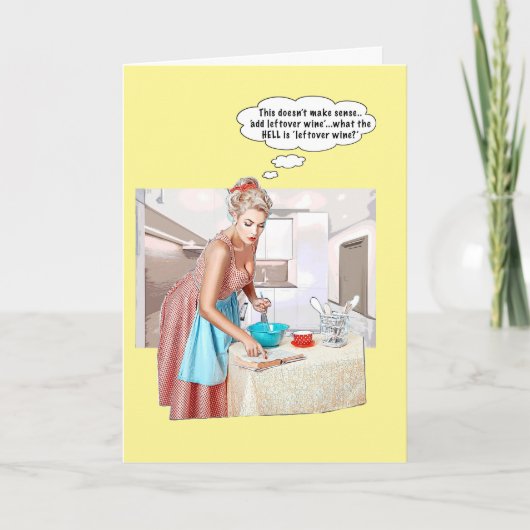 Cartes Pour Fêtes Annuelles Le reste du vin ? (Devant)
