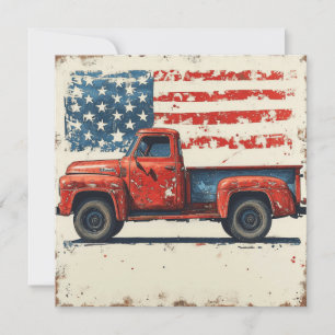 Cartes Pour Fêtes Annuelles Le rêve américain : gloire Vintage