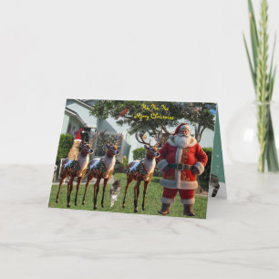 Cartes Pour Fêtes Annuelles Le rêve de Tito pour 2025 - Un Noël blanc