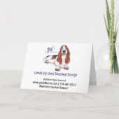 Cartes Pour Fêtes Annuelles Le rêve de vacances' (Dos)