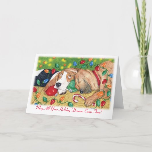 Cartes Pour Fêtes Annuelles Le rêve de vacances' (Devant)