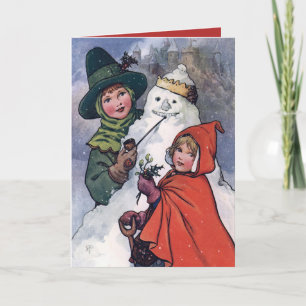 Cartes Pour Fêtes Annuelles Le roi de Snowland par Rosa C Petherick
