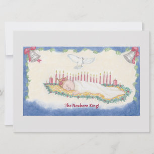 Cartes Pour Fêtes Annuelles Le Roi Nouveau-Né