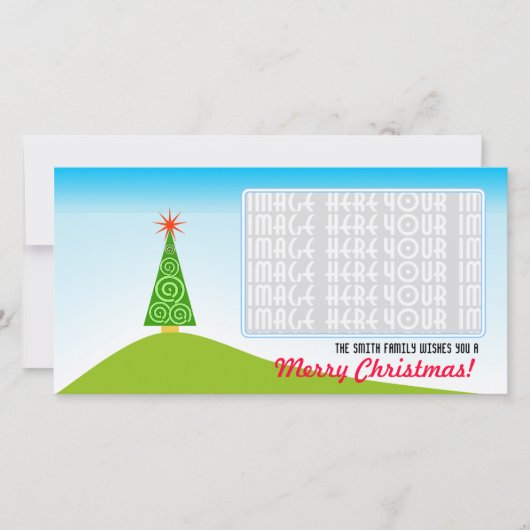 Cartes Pour Fêtes Annuelles Le Sapin (Devant)