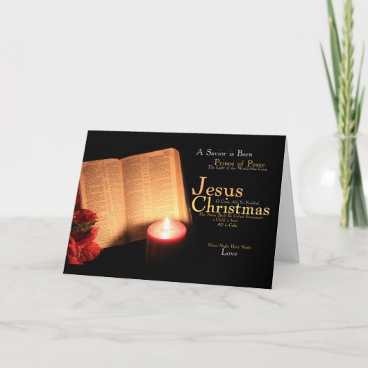 Cartes Pour Fêtes Annuelles Le sens de Noël (Devant)