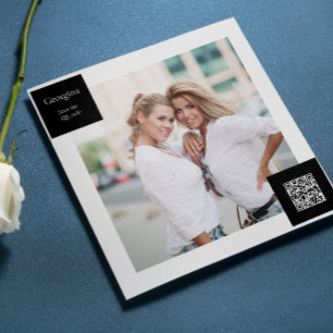 Cartes Pour Fêtes Annuelles Le seras-tu ? ? ? Code QR