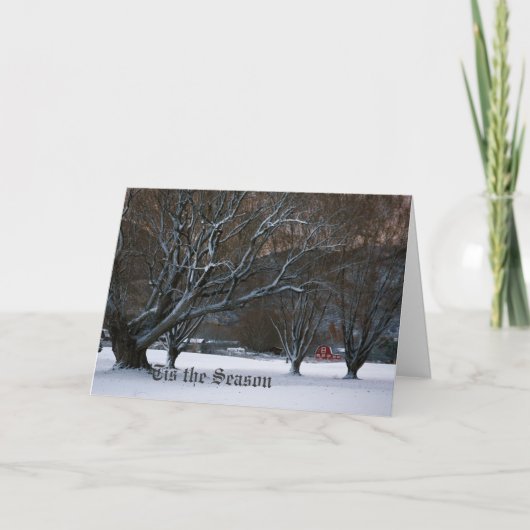 Cartes Pour Fêtes Annuelles Le silence de l'hiver (Devant)