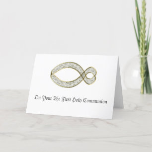 Cartes Pour Fêtes Annuelles Le symbole du Fish Christian.