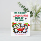 Cartes Pour Fêtes Annuelles Le Temps le plus merveilleux de l'année (Debout devant)