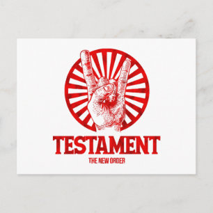 Cartes Pour Fêtes Annuelles Le Testament New Order