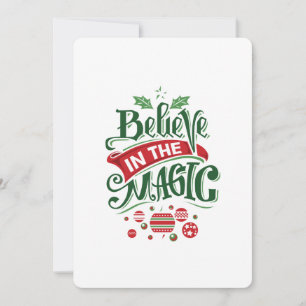 Cartes Pour Fêtes Annuelles Le Typographe du Magic Christmas