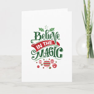 Cartes Pour Fêtes Annuelles Le Typographe du Magic Christmas