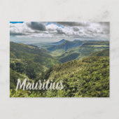 Cartes Pour Fêtes Annuelles Le viewpoint de l'île Maurice (Devant)