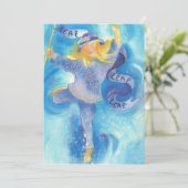 Cartes Pour Fêtes Annuelles Leap Year Ribbon Dancer (Debout devant)