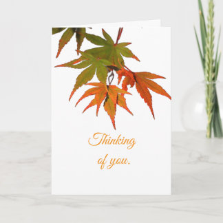 CARTES POUR FÊTES ANNUELLES LEAVES - BLANK, ALL-OCCASION CARD