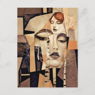 Cartes Pour Fêtes Annuelles L'Écho de « Virelle » – Un portrait abstrait