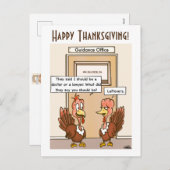 Cartes Pour Fêtes Annuelles Leftoto Thanksgiving (Devant / Derrière)