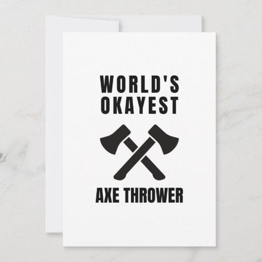 Cartes Pour Fêtes Annuelles Légende du lancer de x (2) (Devant)