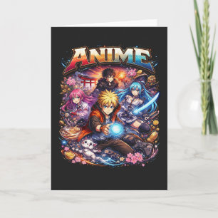 Cartes Pour Fêtes Annuelles Légendes de l'anime