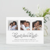 Cartes Pour Fêtes Annuelles Léger | Trois photos (Debout devant)