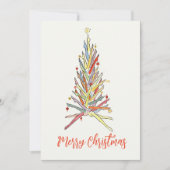 Cartes Pour Fêtes Annuelles Legs Tree Merry Christmas Holiday Card (Devant)