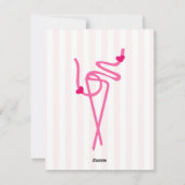 Cartes Pour Fêtes Annuelles Lemonade rose pour deux (Dos)