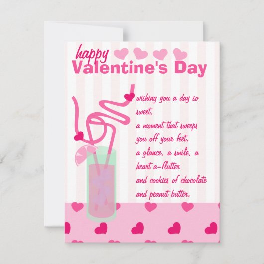 Cartes Pour Fêtes Annuelles Lemonade rose pour deux (Devant)