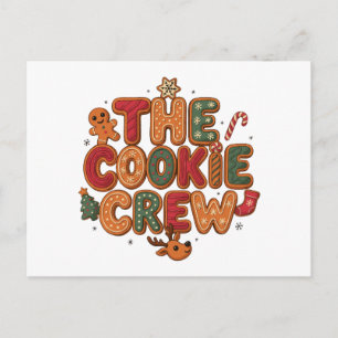 Cartes Pour Fêtes Annuelles L'équipe de biscuits Arbre de Noël en pain d'épice