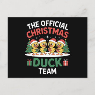 Cartes Pour Fêtes Annuelles L'équipe officielle de canards de Noël Casquette d