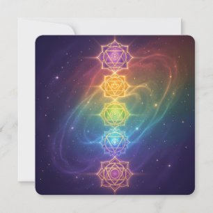 Cartes Pour Fêtes Annuelles Les 7 Chakras '11