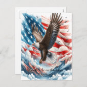 Cartes Pour Fêtes Annuelles Les ailes des courageux (Devant / Derrière)