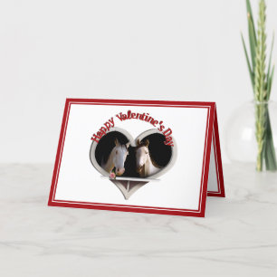 Cartes Pour Fêtes Annuelles Les amateurs de chevaux Valentine