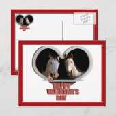 Cartes Pour Fêtes Annuelles Les amateurs de chevaux Valentine (Devant / Derrière)