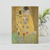 Cartes Pour Fêtes Annuelles Les amoureux embrasser Embrace par Gustav Klimt (Debout devant)