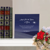 Cartes Pour Fêtes Annuelles Les anges des royaumes de Noël de gloire