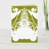 Cartes Pour Fêtes Annuelles Les anges en vert (Devant)