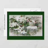 Cartes Pour Fêtes Annuelles Les Aventures de Snow (Devant / Derrière)