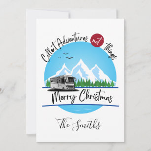 Cartes Pour Fêtes Annuelles Les aventures sont les meilleurs cadeaux RV Christ