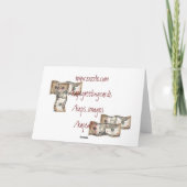 Cartes Pour Fêtes Annuelles Les bas étaient suspendus (Dos)