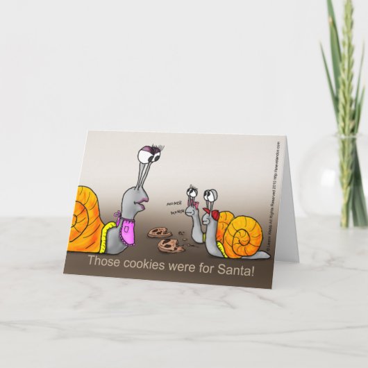 Cartes Pour Fêtes Annuelles Les biscuits de Père Noël (Devant)