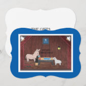 CARTES POUR FÊTES ANNUELLES LES CADEAUX (Devant / Derrière)