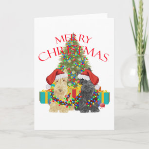 Cartes Pour Fêtes Annuelles Les Casques de Santa