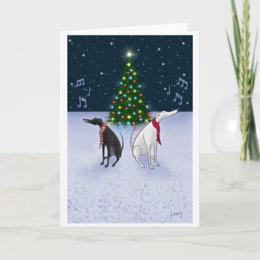 Cartes Pour Fêtes Annuelles Les chiens de Carol (Devant)