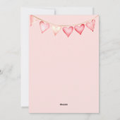 Cartes Pour Fêtes Annuelles Les coeurs de la Saint-Valentin (Dos)