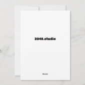 Cartes Pour Fêtes Annuelles Les collines (Dos)