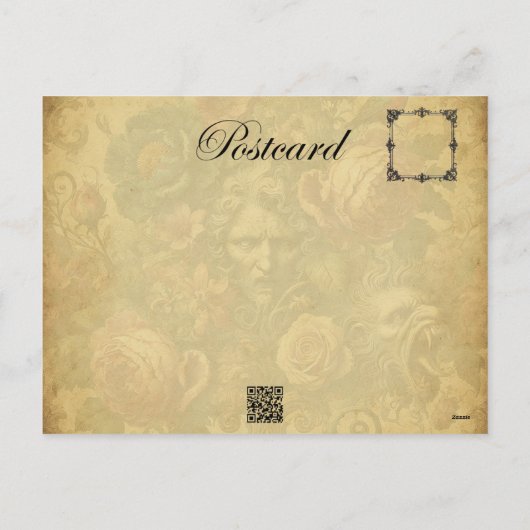 Cartes Pour Fêtes Annuelles Les courriers du Goblin - gothique victorien (Dos)