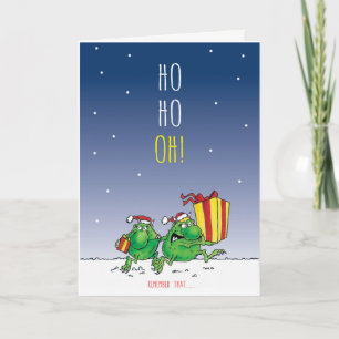 Cartes Pour Fêtes Annuelles Les Deux Terribles.....Noël prendre