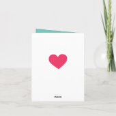 Cartes Pour Fêtes Annuelles Les éléphants de la Saint-Valentin (Dos)